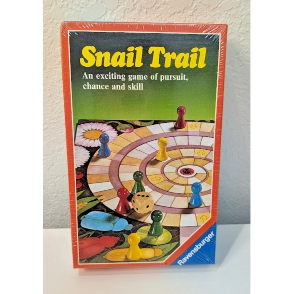 Ravensburger Snail‎ Trail Board Game 1982 NEW Sealed Age 6 - Adult 2 - 4 Players